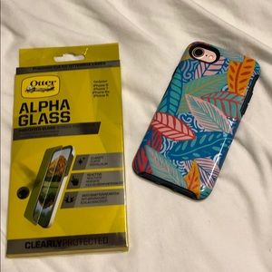 iPhone case and glass protector